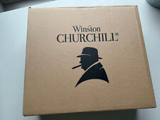 New Davidoff Winston Churchill Leather Travel Humidor Cigar Briefcase Ashtray picture