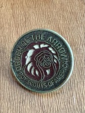 Vintage Order Of The Arrow Boy Scouts of America Pin 1” picture