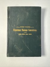 1856, 1860, 1864 First Three Republican National Conventions Book - Lincoln picture