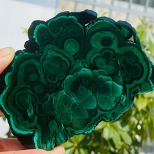 198g Natural Green Malachite Slab Quartz Crystal Slice Ore Specimen Healing picture
