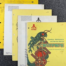 ATARI Centipede Arcade Manual Signature Analysis Guide Schematics ORIGINAL picture