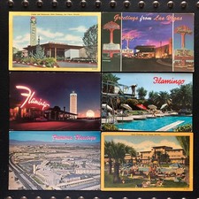 [6] Flamingo Hotel Las Vegas Nevada postcards [all posted] picture