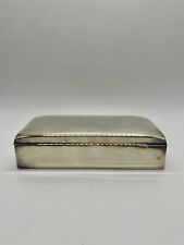 Vintage Jewelry Cigarette Box Wood Lining EPCA Poole Silver Co 1899 picture