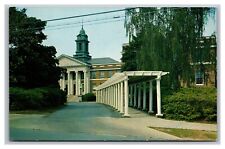 Oswego NY Sheldon Hall State University Chrome Postcard Posted 1968 picture