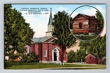 Harrodsburg KY-Kentucky, Lincoln Marriage Temple, Vintage Postcard picture