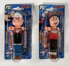 Vintage 2004 Popeye Olive Oyl KLIK Candy Gum Dispensers Sealed Lot of 2 (READ) picture
