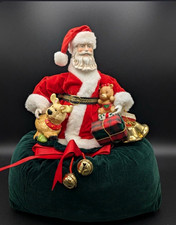 Holiday Classics 15-in Center Piece Santa Figurine with Porcelain Features Box🔥 picture