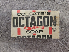Colgate’s Octagon All Purpose Soap New York NY Vintage 7 oz.  Bar picture