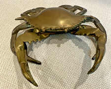 Antique Crab Inkwell in Bronze & Brass Metal picture