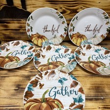 LOT (6) Royal Norfolk PUMPKINS 7 1/2