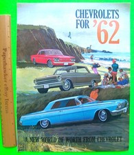 1962 CHEVROLET FULL LINE HUGE DLX 16-pg CATALOG Brochure CORVETTE Corvair IMPALA picture