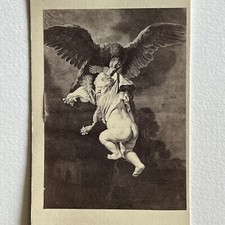 Antique CDV Filler Photograph Paul Rembrandt The Abduction Of Ganymede picture