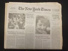 1996 JULY 16 NEW YORK TIMES NEWSPAPER - YELTSIN RETREATS TO SANITARIUM - NP 7027 picture