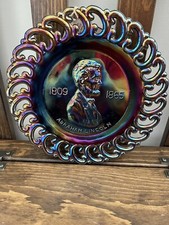 Abraham Lincoln Carnival Glass Plate #2461 picture