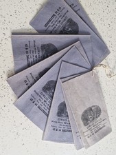14 RARE ANTIQUE IRISH HOME RULE PAPER BAGS 1870S- EDWARD DUGGAN BALLYBRICKEN, picture
