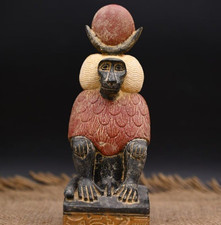 Egyptian Artifacts A Rare Authentic Pharaonic Statue Of Egyptian God Baboon BC picture