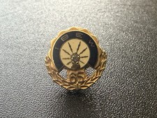 Vintage IBEW 65 Year Service Pin 1/10 10K Gold Filled Diamond Union picture