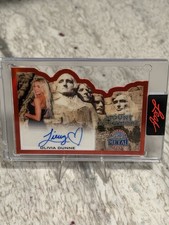 2026 Leaf Metal Olivia Dunne Mount Rushmore Auto Red 1/2 Autograph SSP Livvy picture