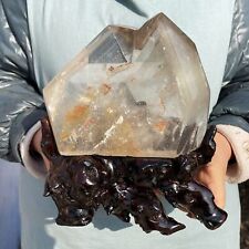 ALL 6.8LB Natural smoky with ghost phantom quartz obelisk crystal point healing picture