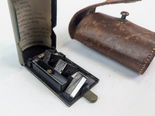 Antique WWI Era Prismatic Rangefinder (Weldon Pattern) w/ Leather Case picture