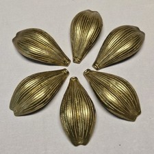 Vintage MCM Brass Lotus Flower Ashtray Replacement Petals Lot Of 6 picture