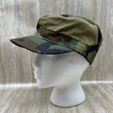 Propper Military Woodland Camo Camouflage Class 1 Patrol Cap Hat Cover 7 1/8 picture
