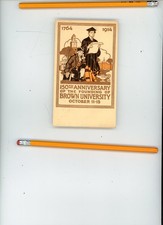 1914 Brown University 150th Anniversary of founding poster-art postcard picture