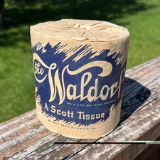NOS Vintage WW2 Scott Waldorf Toilet Paper Advertising Roll  Uncle Sam picture