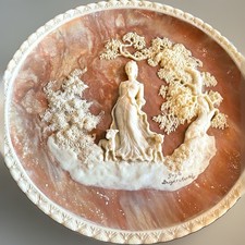 Incolay Studios She Walks in Beauty Collector Plate, Limited Ed, CA Stone picture