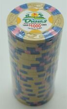 Poker Chips (25) $1,000 Dunes Commemorative 9 gram Clay Composite picture