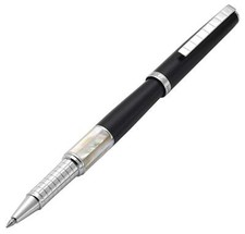 Xezo Speed Master Black Rollerball Pen, Fine Tip. Chrome Plated. Handmade, LE picture