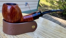 Tom Richard TRP Pipes German Artisan Smooth Egg w/ Exotic Wood Estate Pipe picture