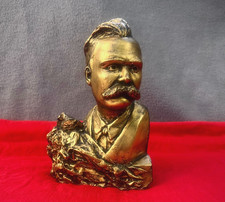 FRIEDRICH NIETZSCHE GOLDEN BUST SCULPTURE 8