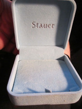 VINTAGE STAUER WATCH JEWELRY BOX 3 1/2