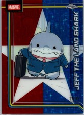 2026 Topps Chrome Marvel #60 Jeff the Land Shark Captain America's Star /41 picture