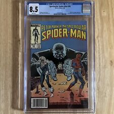 The Spectacular Spider-Man #98 CGC 8.5 WP Jan. 1985 Marvel Comics 3956992001 picture