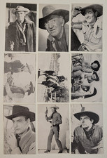 1947 WESTERN STARS Bond Bread COWBOY MOVIES 9 CARDS Nice EX/NM Rare RORY CALHOUN picture