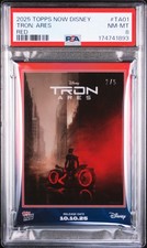 2025 TOPPS NOW DISNEY - TRON ARES #TA01 - RED 2/5 PSA 8 - POP 1 picture