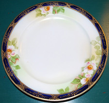 Antique HAND PAINTED NIPPON Gold Moriage 7 7/8