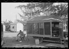 Belle Glade Florida 1937 One-Legged Medicine Man Migrant Camp Herb Tonic picture