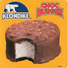 Vintage Klondike Choc Burger Decal for ice cream truck 6