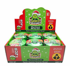 Bun Grinch Blind Mystery Squishies, Original Unopened, 1 Bun, Age 3+ picture