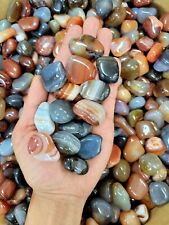 Tumbled Stones Assorted - Mixed Polished Agate Crystals - Bulk Crystals Blend picture