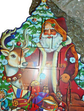 Byers Choice RARE Woodland Santa Advent Calendar with Original Box picture