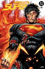 ABSOLUTE SUPERMAN #22 TYLER KIRKHAM BATTLE DAMAGED TRADE EXCLUSIVE picture
