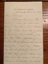 Civil War Letter General William Tecumseh Sherman to General Tidball picture
