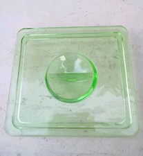 Vintage Uranium Green Glass Replacement Lid 5