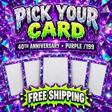 2025 Garbage Pail Kids 40th Anniversary Purple /199 Pick Your Card GPK picture
