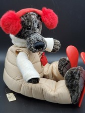Vintage 1998 Bath and Body Works Skiing Benny Bear Plush NWT picture
