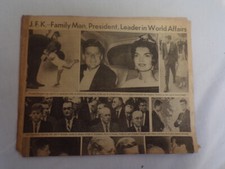 ORIGINAL November 23 1963 Pittsburgh Post Gazette JFK Kennedy Memorial Newspaper picture